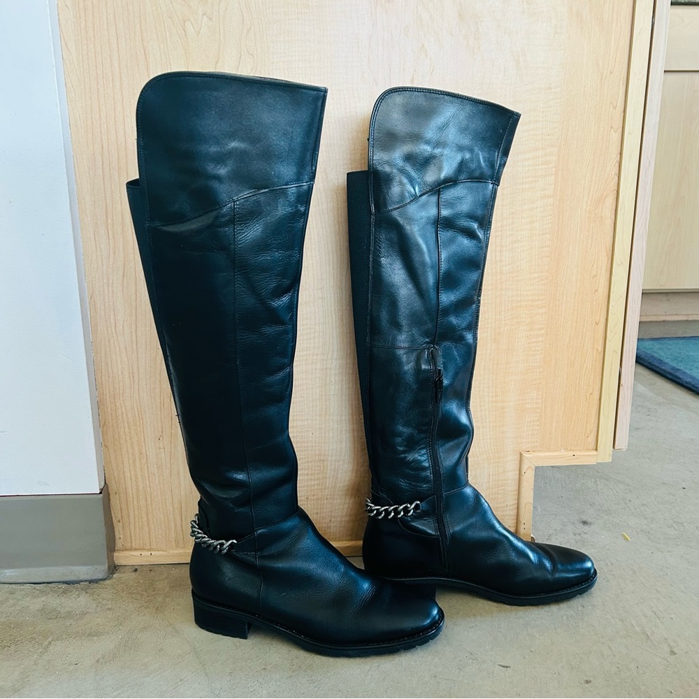 Kurt Geiger moto over the knee boots